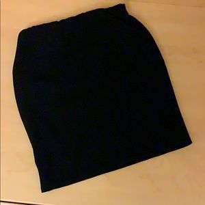 NWOT 2 boohoo black bodycon mini skirt
